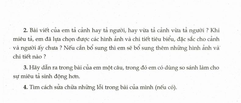 Kiểm tra Tiếng Việt Trả bài tập làm văn số 7